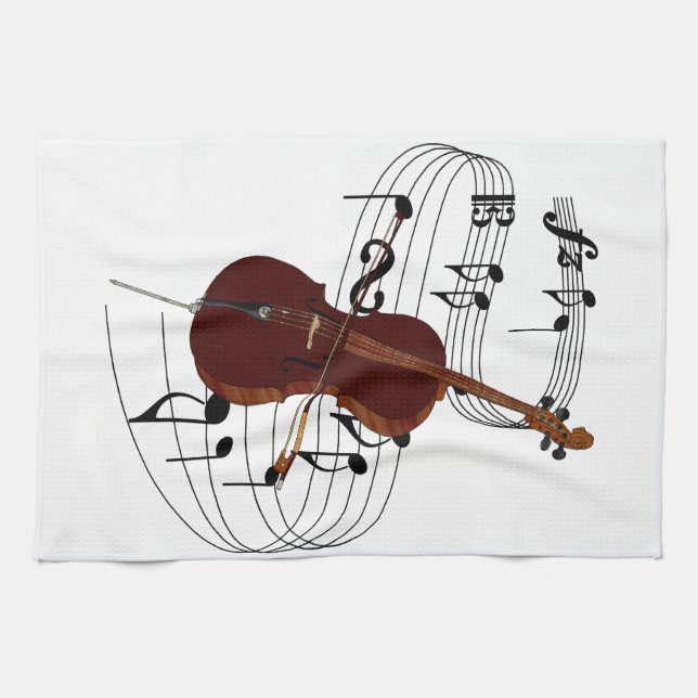 Linge De Cuisine Violoncelle (Horizontal)