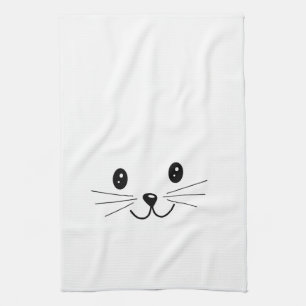 Linge De Cuisine Visage mignon de chat