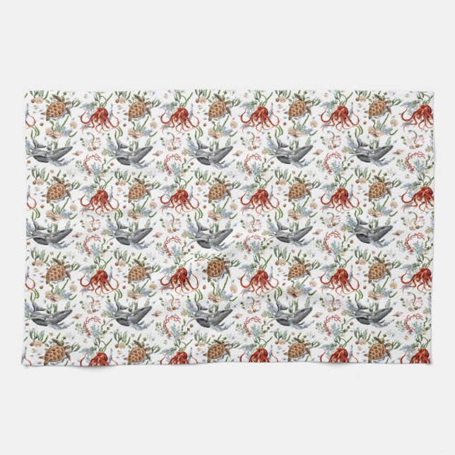 Linge De Cuisine Vivre En Pleine Fleur (Horizontal)