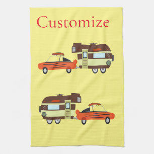 Linge De Cuisine Voiture Vintage et Camper Thunder_Cove