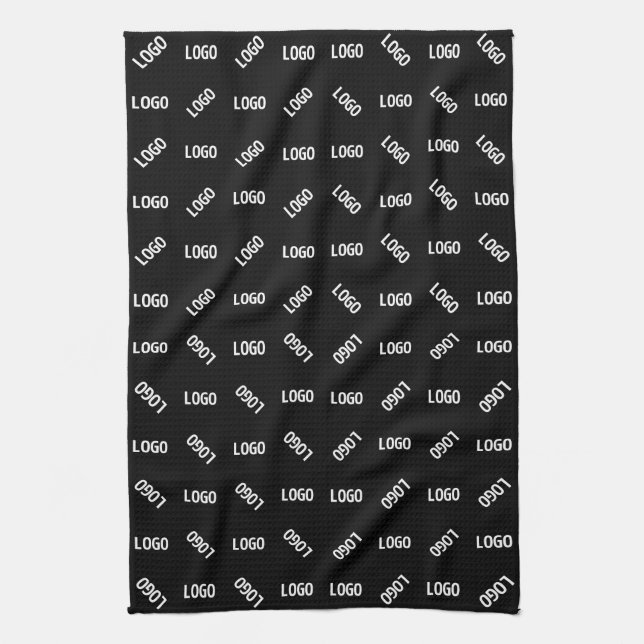 Linge De Cuisine Votre logo/image | Matelas géométrique moderne uni (Vertical)
