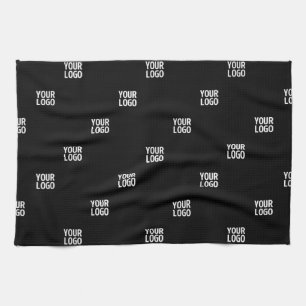 Linge De Cuisine Votre logo ou toute image Bandes diagonales