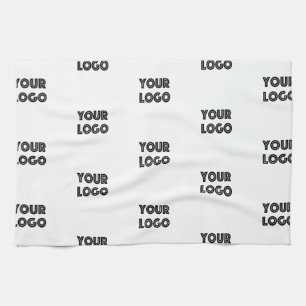 Linge De Cuisine Votre logo simple logo répétitif   Blanc