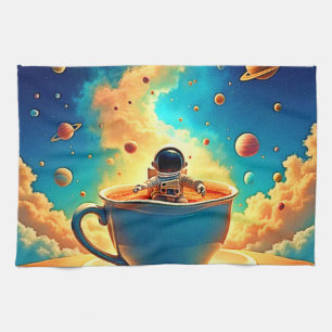 Linge De Cuisine Voyage cosmique du café de l'astronaute