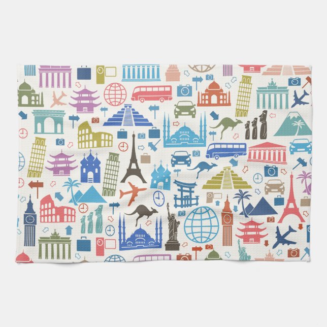 Linge De Cuisine voyage mondial (Horizontal)