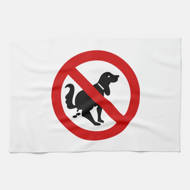 Linge De Cuisine VOYAGE ⚠ THAÏE NO DOG Fouling ⚠ (Horizontal)