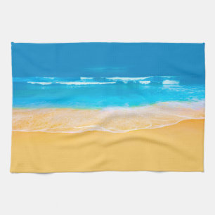 Linge De Cuisine Vue plage