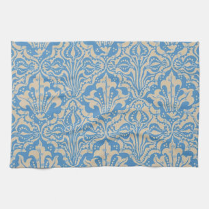 Linge De Cuisine Walter Crane Vintage Art de Graines et Fleurs Bleu