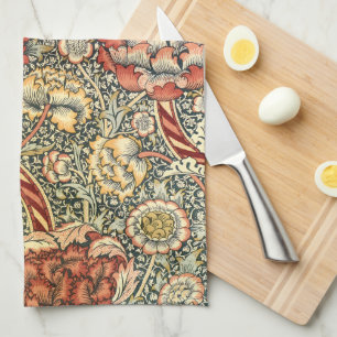 Linge De Cuisine Wanden by William Morris, Vintage Textile Fine Art
