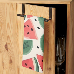 Linge De Cuisine Watermelon Motif sans couture Arrière - plan