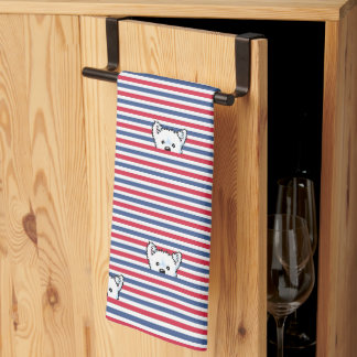 Linge De Cuisine Westies Peekaboo