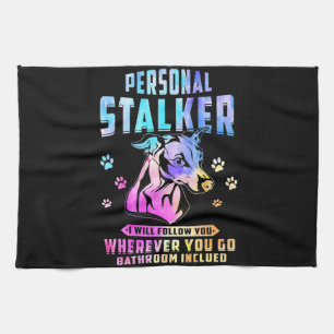 Linge De Cuisine Whippet Personal Stalker Je Vous Suivrai