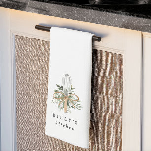 Linge De Cuisine Whisk botanique personnalisé