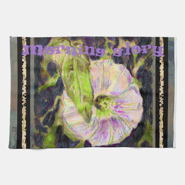 Linge De Cuisine Wild Morning Glory par Alexandra Cook (Horizontal)