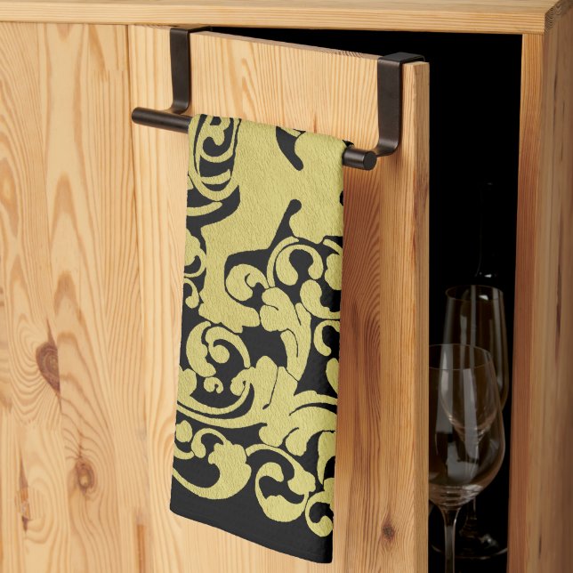 Linge De Cuisine Will Bradley Heraldic Lion (Pliage en tiers)