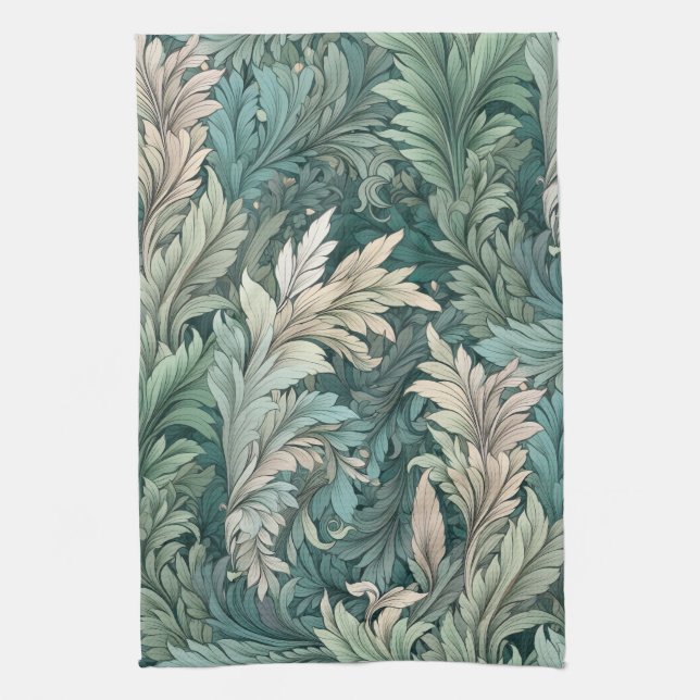 Linge De Cuisine William Morris Floral Patterned (Vertical)