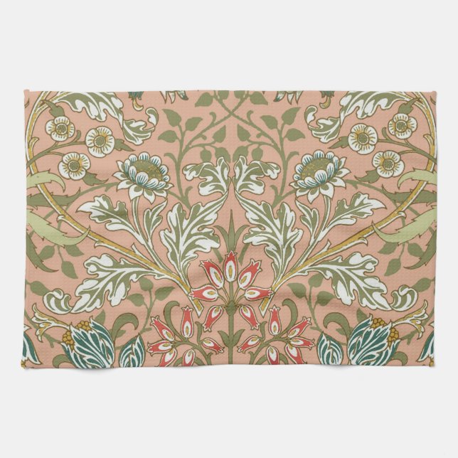 Linge De Cuisine William Morris Hyacinth Flower Rose Art (Horizontal)