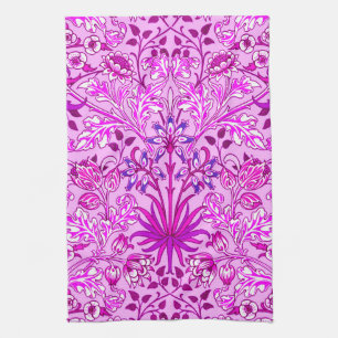 Linge De Cuisine William Morris Hyacinth Imprimer, Lavande et Viole