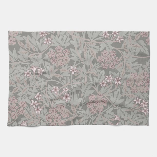 Linge De Cuisine William Morris Jasmine Motif de fleurs (Horizontal)