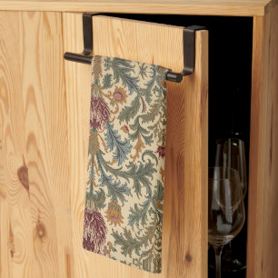 Linge De Cuisine William Morris motif floral écossais Thistle vinta