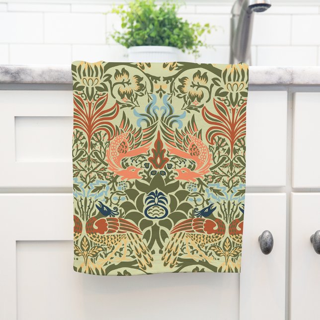 Linge De Cuisine William Morris Peacock et Dragon (Créateur téléchargé)