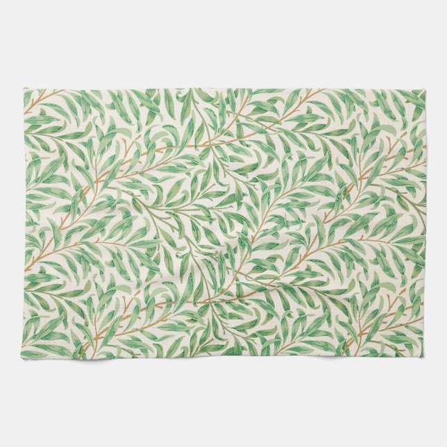 Linge De Cuisine William Morris. Saumon. (Horizontal)