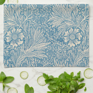 Linge De Cuisine William Morris - souci de bleu de Nouveau d'art