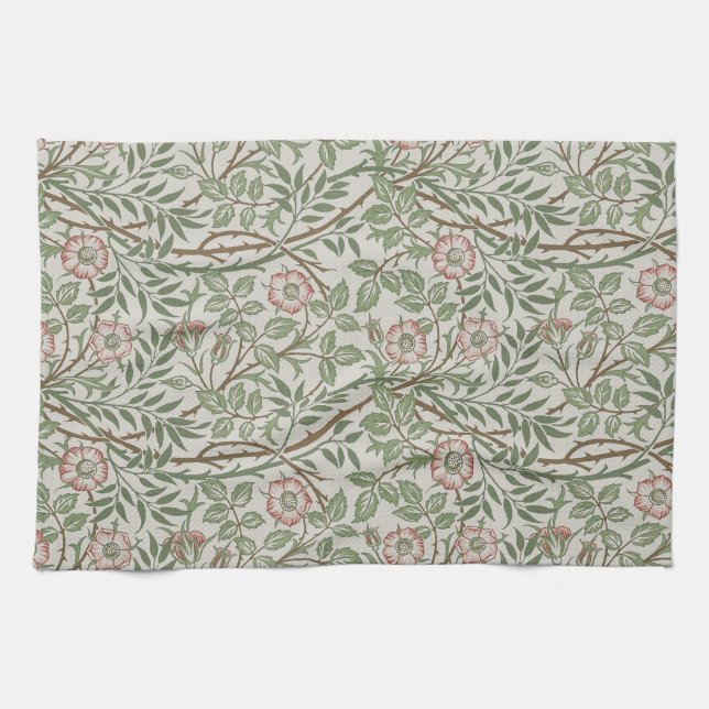 Linge De Cuisine William Morris Sweetbrie Floral Art Nouveau (Horizontal)