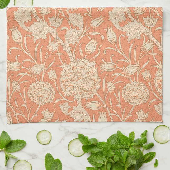 Linge De Cuisine William Morris - Tulipes sauvages Art Nouveau - Pê (Plié)