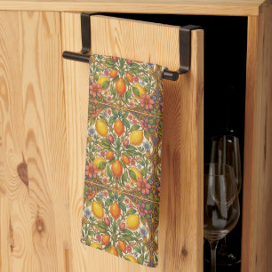 Linge De Cuisine William Morris vintage orange citrus Fruit Floral