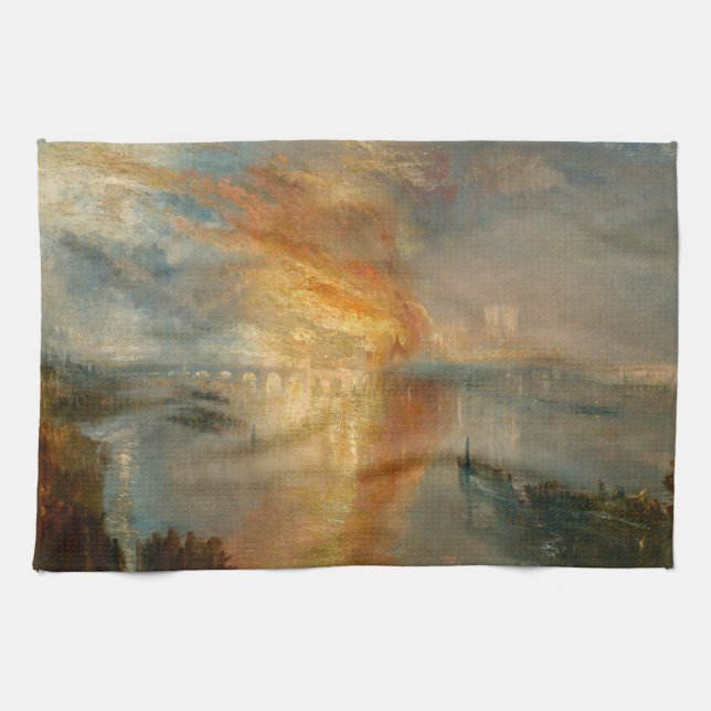 Linge De Cuisine William Turner - L'incendie du Parlement (Horizontal)