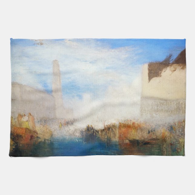 Linge De Cuisine William Turner - Venise, la Piazzetta (Horizontal)