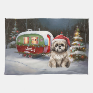 Linge De Cuisine Winter Havanese Caravan Christmas Adventure