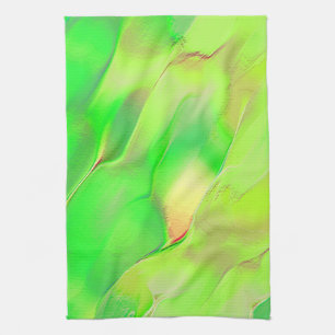 Linge De Cuisine Wispy sculpté dans le vert vif vieilli?