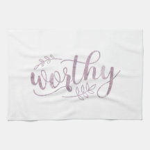 Worthy Boho Calligraphy