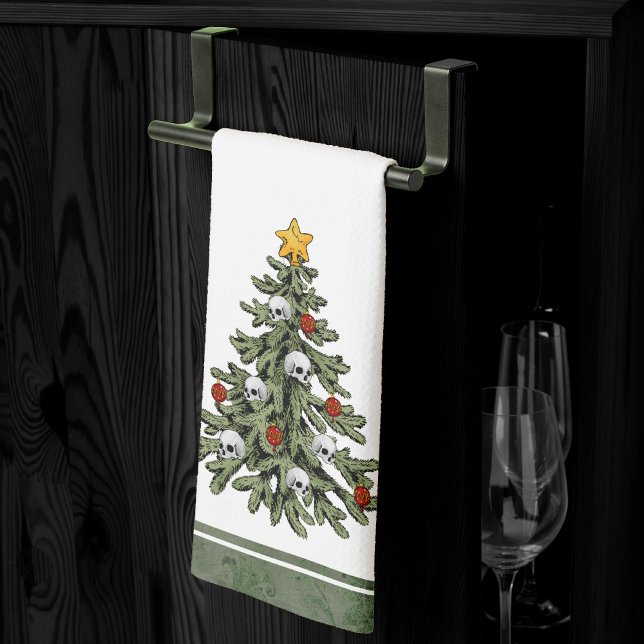 Linge De Cuisine XMAS déplaisant | Un Arbre De Noël Très Gothique (Créateur téléchargé)