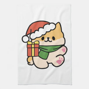 Linge De Cuisine Yappy Howlidays - Jote Christmas Dog Cartoon