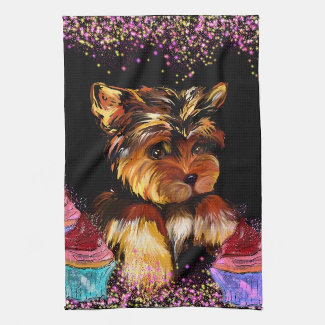 Linge De Cuisine Yorkie Poo (Vertical)