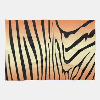 Linge De Cuisine Zesty Zebra Orange