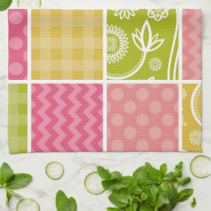 Linge De Cuisine Zigzag, Chevron, Pois, En vichy, Patchwork