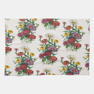 Linge De Cuisine Zinnias