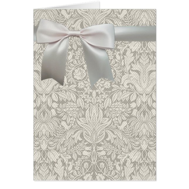 Linge de dentelle mariage blanc classique jolie (Devant)