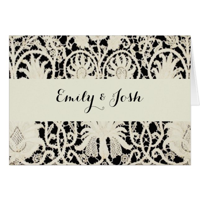Linge de dentelle mariage blanc classique jolie (Devant horizontal)