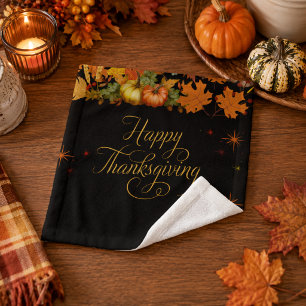 Linge de lavage Happy Thanksgiving automne