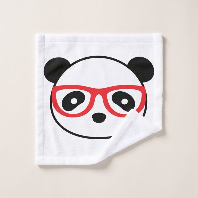 Linge de salle de bain Panda Bear - Leon Panda (Gant de toilette)