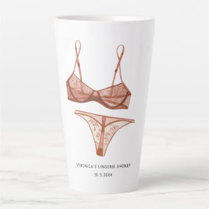 Lingerie Blush Bridal Latte Mug