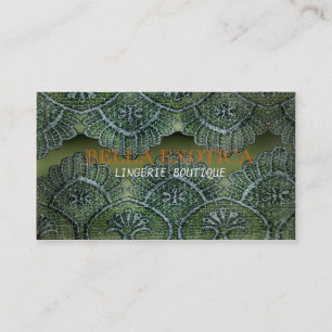 Lingerie Boutique Lace Business Card