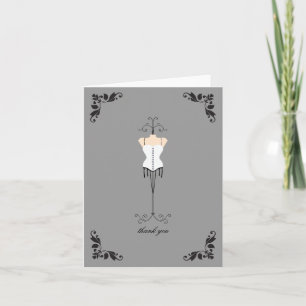 Lingerie Bridal Shower Thank You Notes