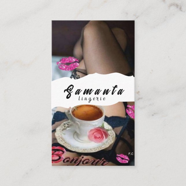 Lingerie Business Card (Front)