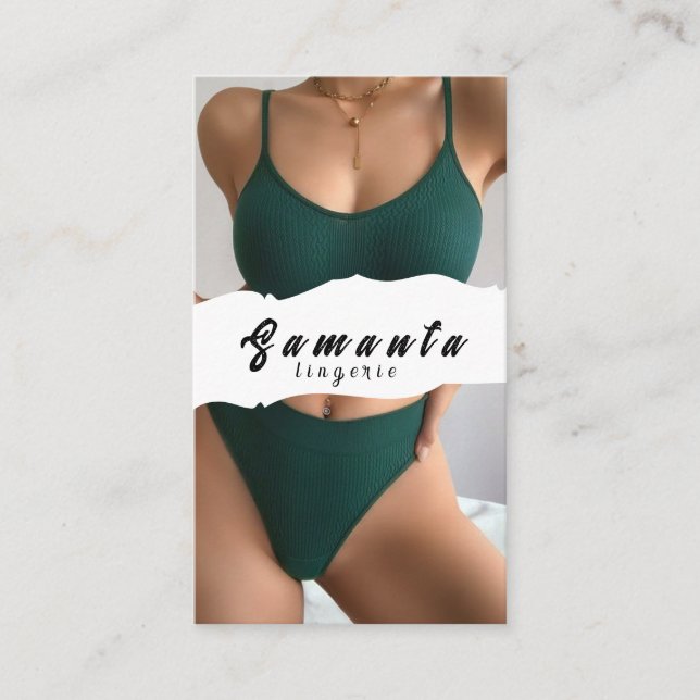Lingerie Business Card (Front)
